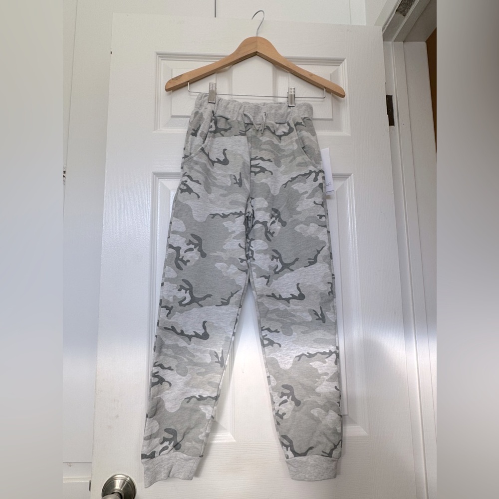 Boys Sovereign Code Grey Camo Sweatpants